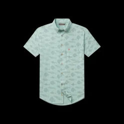 Atoll Woven Shirt - Geometric Fish