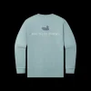 Authentic Heathered Tee - Long Sleeve
