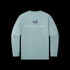Authentic Heathered Tee - Long Sleeve