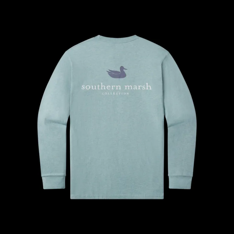 Authentic Heathered Tee - Long Sleeve