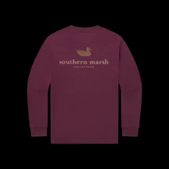 Authentic Heathered Tee - Long Sleeve