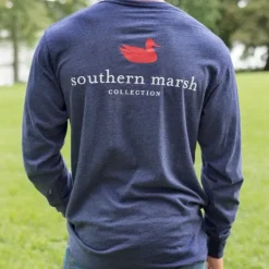 Authentic Heathered Tee - Long Sleeve