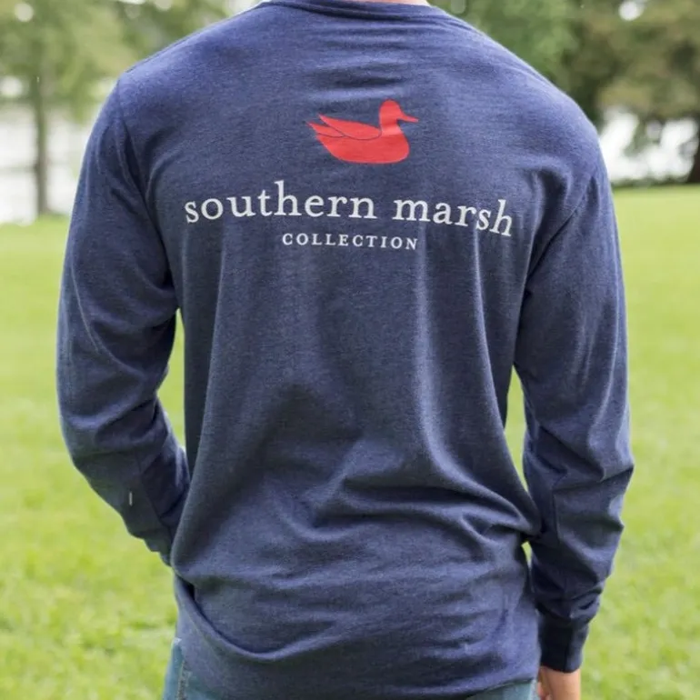 Authentic Heathered Tee - Long Sleeve