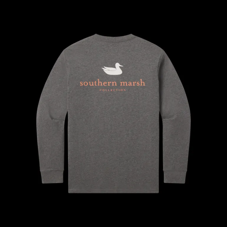 Authentic Heathered Tee - Long Sleeve