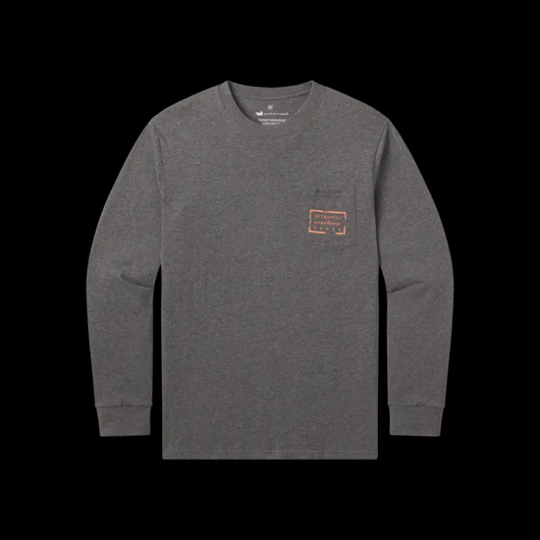 Authentic Heathered Tee - Long Sleeve