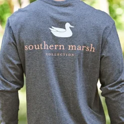 Authentic Heathered Tee - Long Sleeve