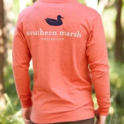 Authentic Heathered Tee - Long Sleeve