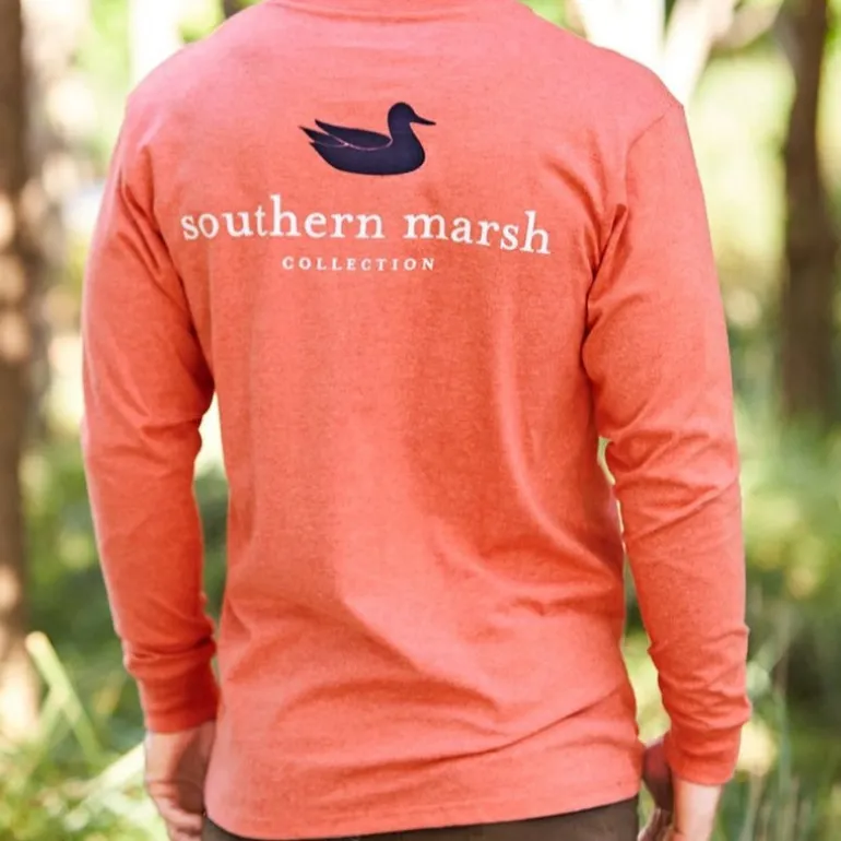 Authentic Heathered Tee - Long Sleeve