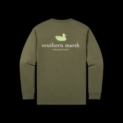 Authentic Heathered Tee - Long Sleeve