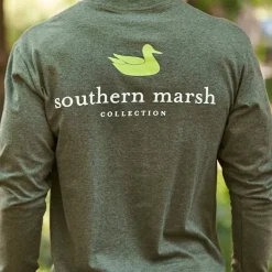 Authentic Heathered Tee - Long Sleeve