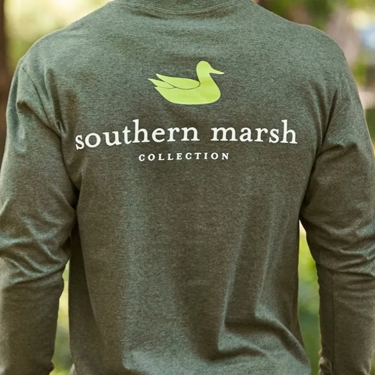 Authentic Heathered Tee - Long Sleeve