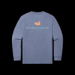 Authentic Heathered Tee - Long Sleeve