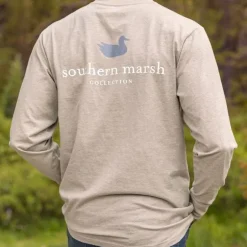 Authentic Heathered Tee - Long Sleeve