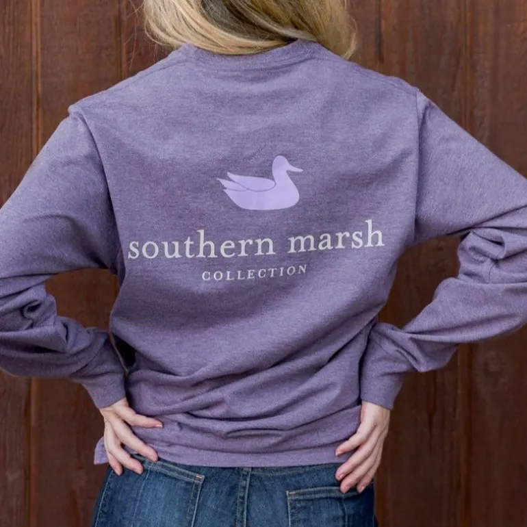 Authentic Heathered Tee - Long Sleeve