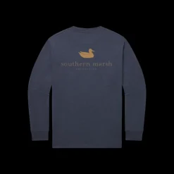 Authentic Heathered Tee - Long Sleeve