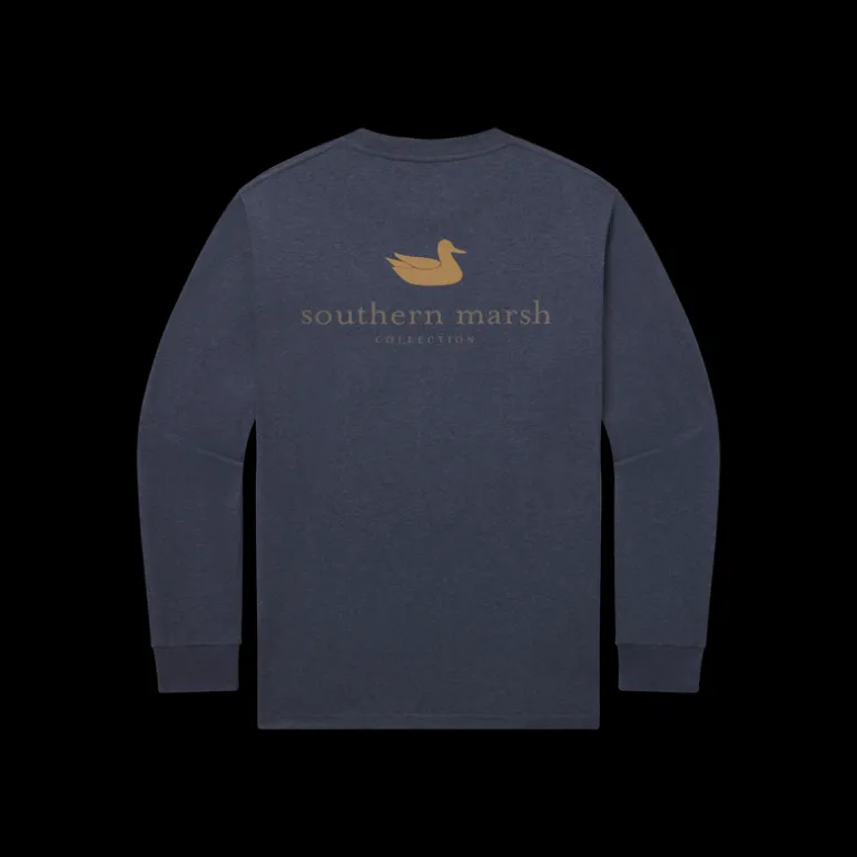 Authentic Heathered Tee - Long Sleeve