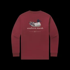 Authentic Heritage Tee - Mississippi State Flag - Long Sleeve