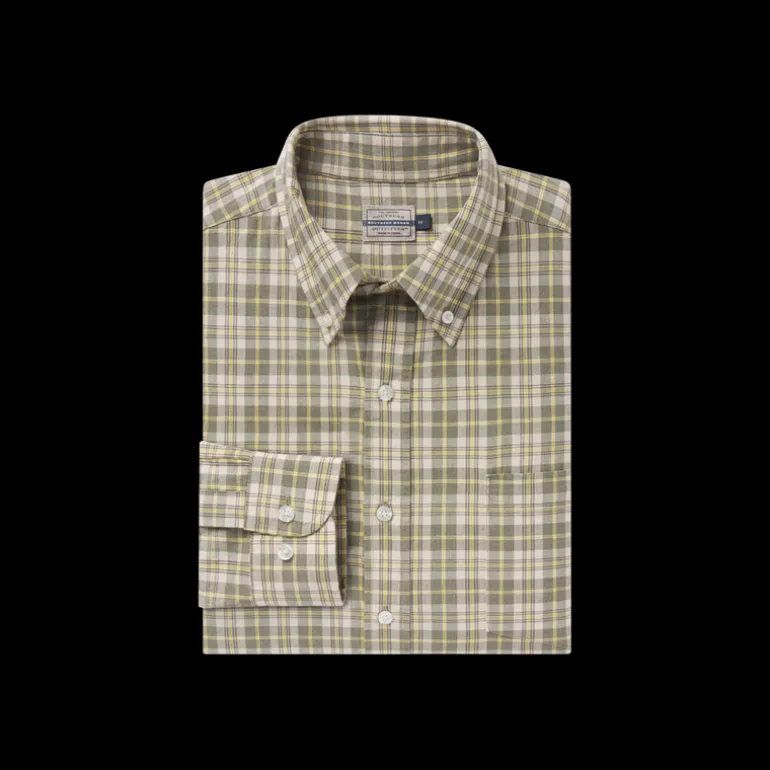 Bandera Washed Plaid Dress Shirt