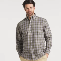 Bandera Washed Plaid Dress Shirt