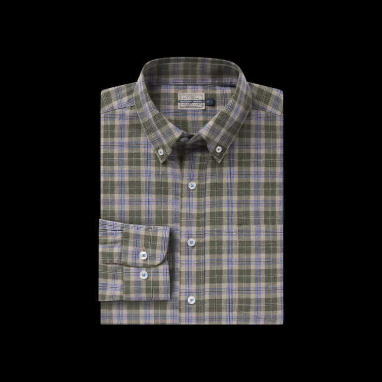 Bandera Washed Plaid Dress Shirt