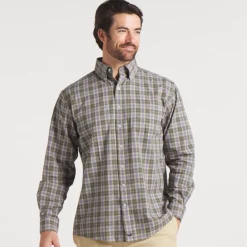 Bandera Washed Plaid Dress Shirt