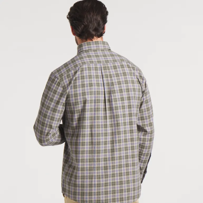 Bandera Washed Plaid Dress Shirt