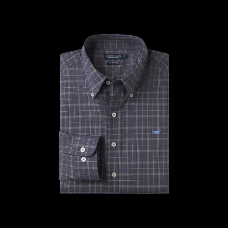 Bastrop Performance Check Dress Shirt