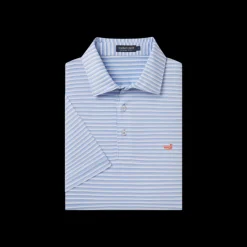 Bermuda Performance Polo - Domingo Stripe