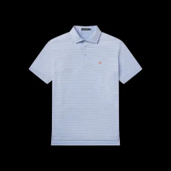 Bermuda Performance Polo - Domingo Stripe