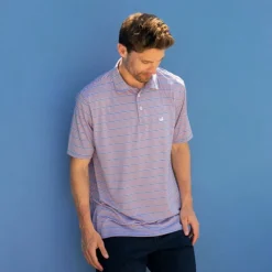 Bermuda Performance Polo - Chenier Stripe