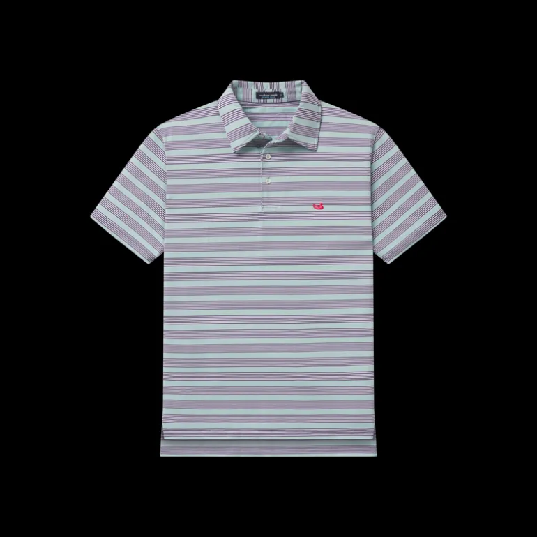 Bermuda Performance Polo - Pensacola Stripe