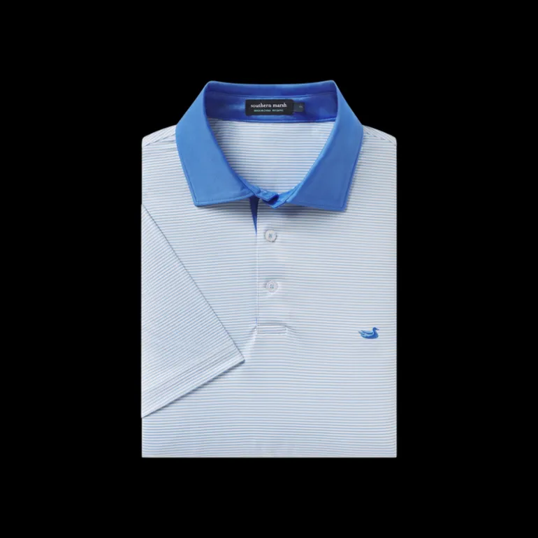 Bermuda Performance Polo - Hampton Stripe