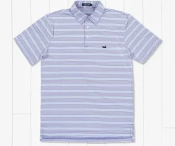 Bermuda Performance Polo - Pensacola Stripe