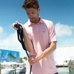 Bermuda Performance Polo - Sumter Stripe