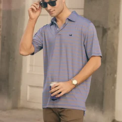 Bermuda Performance Polo - Panama Stripe