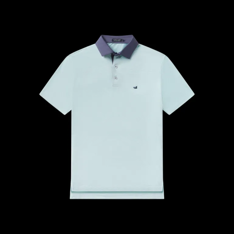 Bermuda Performance Polo - Hampton Stripe