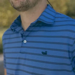 Bermuda Performance Polo - Panama Stripe