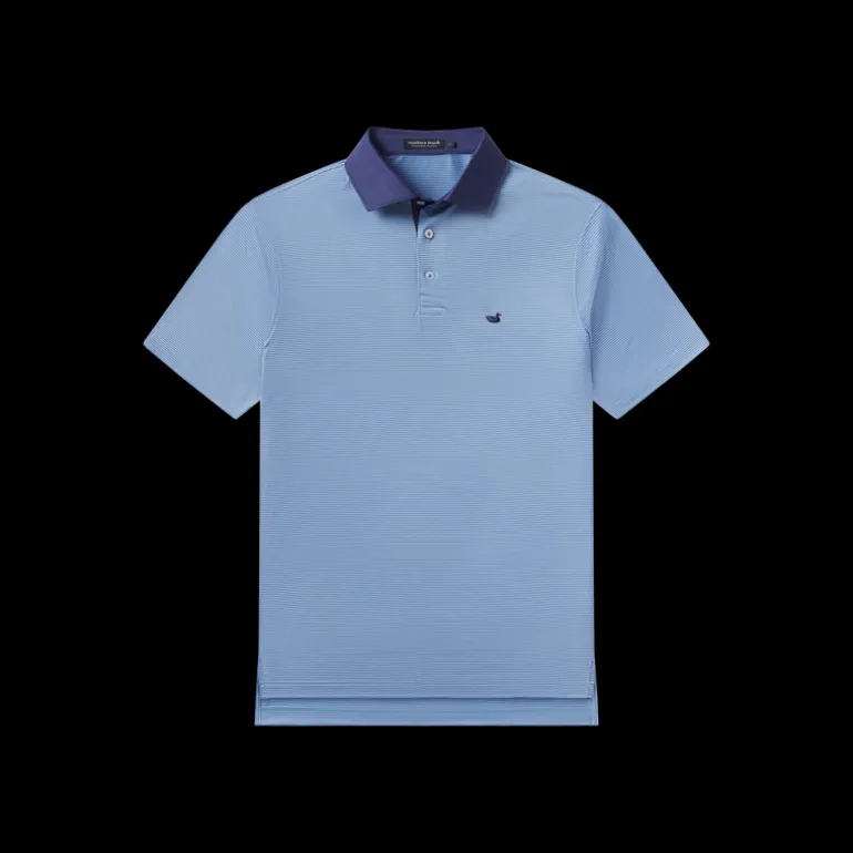 Bermuda Performance Polo - Hampton Stripe