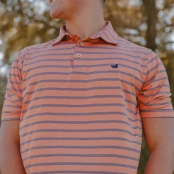 Bermuda Performance Polo - Panama Stripe