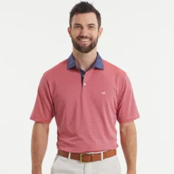 Bermuda Performance Polo - Hampton Stripe