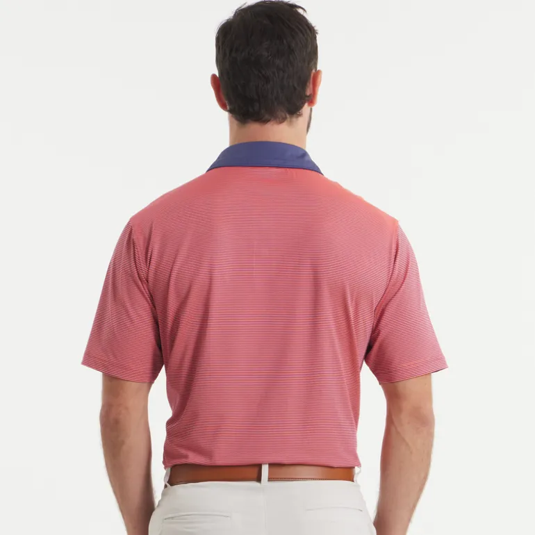 Bermuda Performance Polo - Hampton Stripe