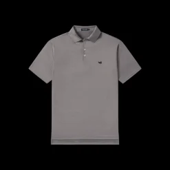 Bermuda Performance Polo - Clearwater Stripe