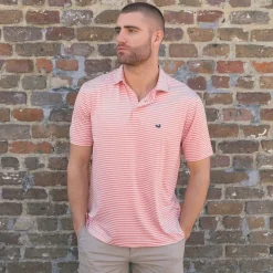 Bermuda Performance Polo - Domingo Stripe