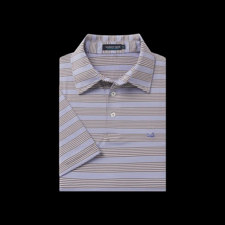 Bermuda Performance Polo - Pensacola Stripe