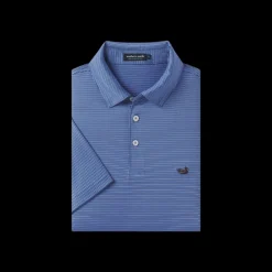 Bermuda Performance Polo - Clearwater Stripe