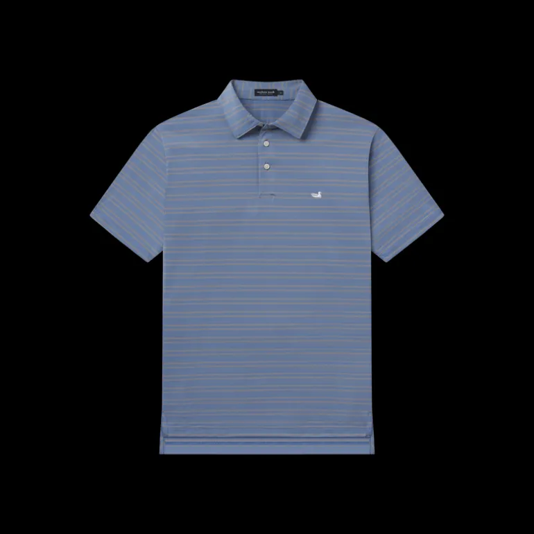 Bermuda Performance Polo - Naples Stripe