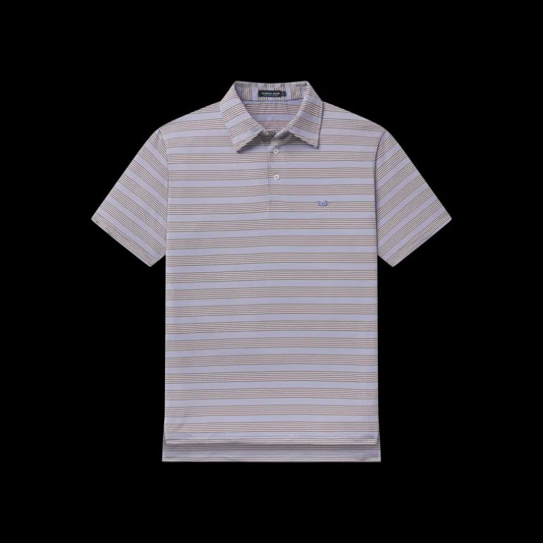 Bermuda Performance Polo - Pensacola Stripe