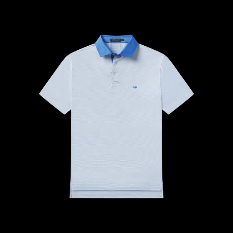 Bermuda Performance Polo - Hampton Stripe