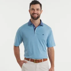Bermuda Performance Polo - Hampton Stripe