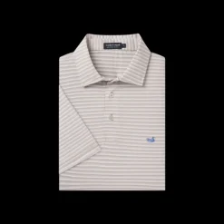 Bermuda Performance Polo - Domingo Stripe